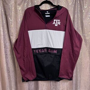 Fanatics Men's Maroon Texas A&M Aggies Victory On Anorak Half-Zip Jacket Large